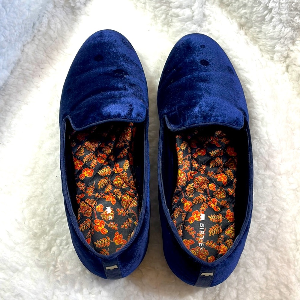 Size 9 Navy velvet Birdies